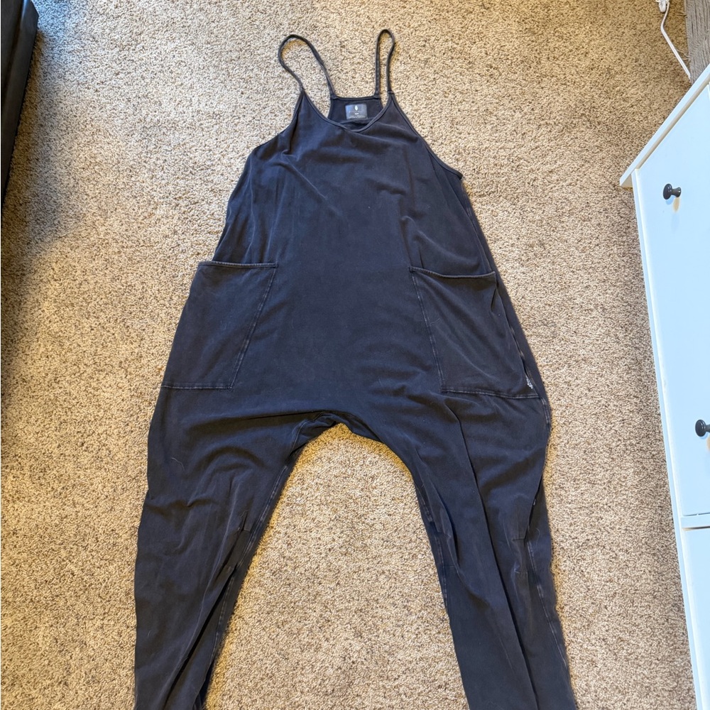 FP Movement by Free People Charcoal Jumpsuit